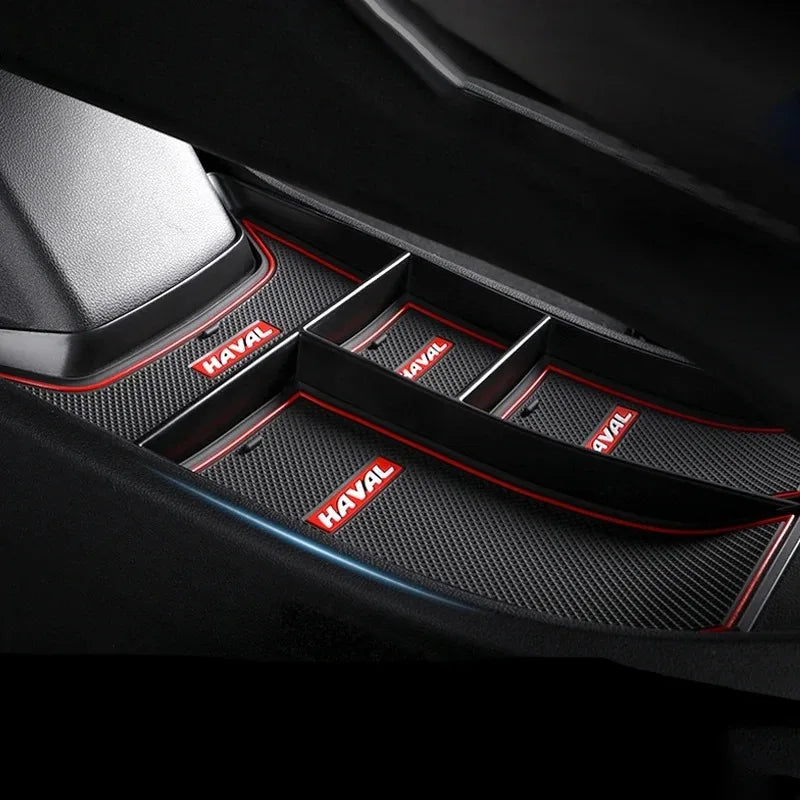 Car Armrest Storage Box Center Console Glove Tray Car Accessories For Haval H6 3rd Gen 2021 2022 2023
