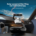 Solar Power Car Perfume Auto Air Freshener Suspended Ornaments Rotating Aromatherapy Perfume Car Int
