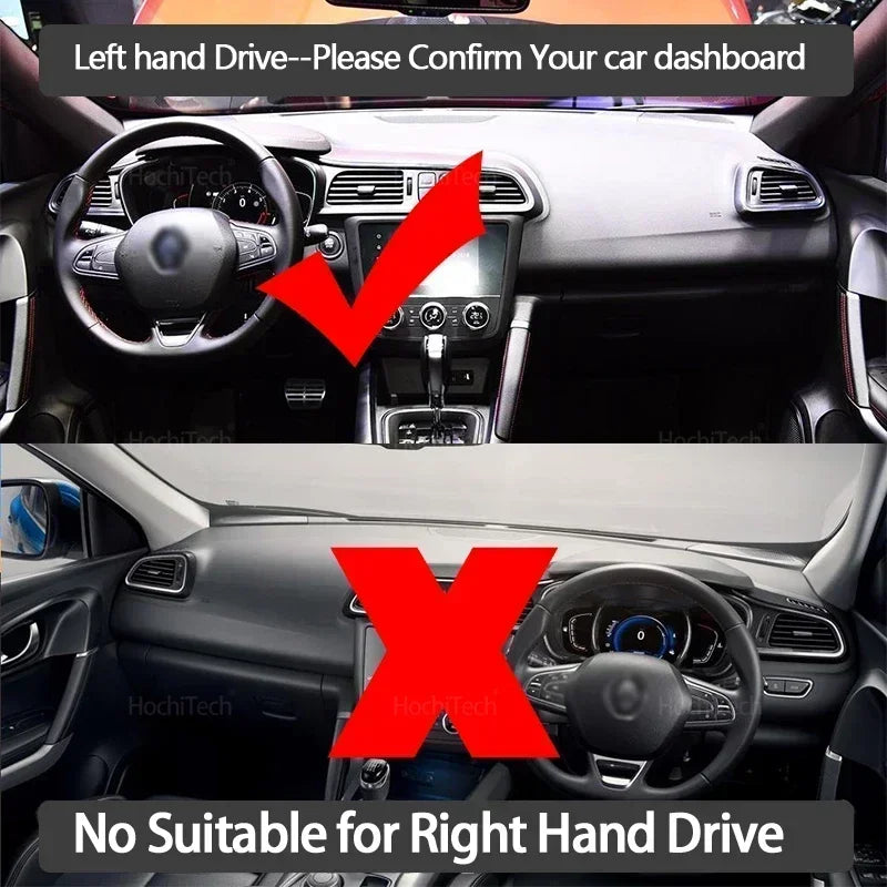 Auto Dashboard Cover for Renault Kadjar 2015-2019 | Anti-UV Dashmat Carpet alternate view