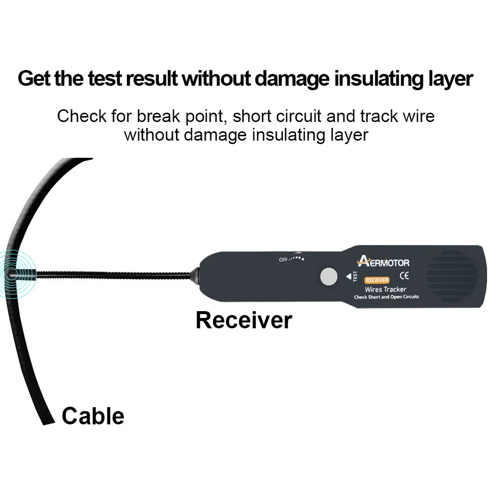 Professional Automotive Short & Open Finder Car Repair Tool Circuit Short Detector Tracer 6-42V DC Diagnose Tool Circuit Tester