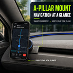 Magnetic Car Phone Mount for Tesla Model 3 Highland Model Y Juniper Model YL A-Pillar lifestyle view