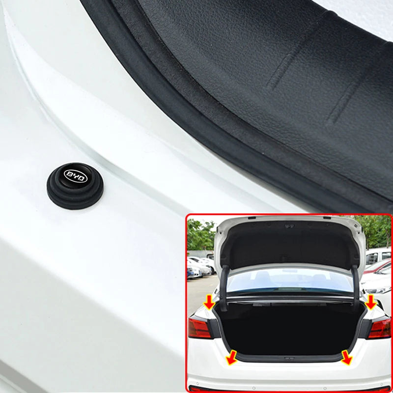 Car Door Shockproof Gasket | Silica Gel Buffer Pad Sticker for BYD Models additional angle