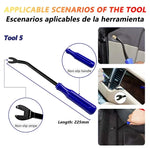 Plastic Car Trim Removal Kit with Pry Tools close-up view