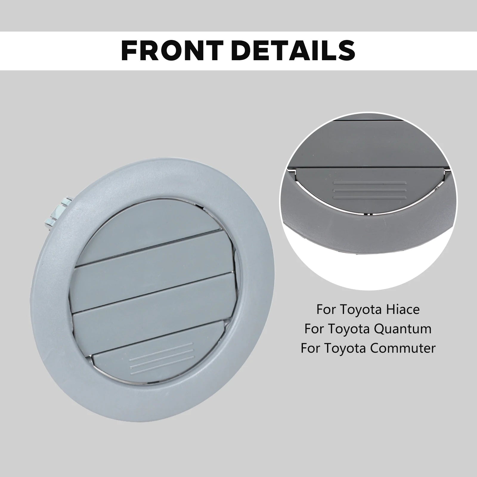 1PCS Air Vent AC Roof Register Assy For Toyota Hiace/Quantum/Commuter Air Outlet Cover 63610-26080-B0 Car accessories