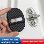 Car Door Lock Protective Cover 4PCS Self-Adhesive close-up view