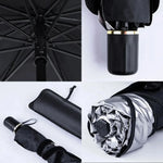 Car Sunshade Umbrella Front Windshield Silver Glue Sunshade Umbrella Uv Resistant Fol lifestyle view
