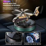 Car Solar Air Freshener | Automatic Rotation Helicopter Essential Oil Diffuser for Da alternate view