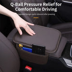 Car Arm Rest Box Expander Cushion Thicken Luxury Center Console Storage Bag Protect Cover Memory Foam Armrest Pad Accessories