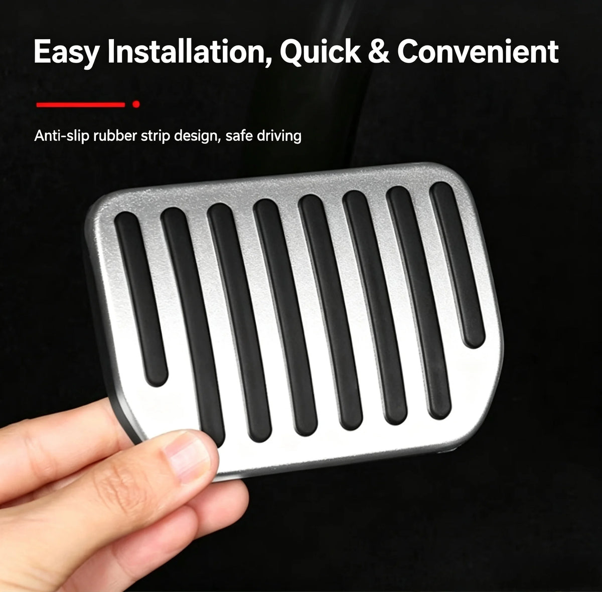Accelerator Brake Pedal Anti Slip Foot Rest Cover, Compatible with Model Y 2022 & Model 3 2022 Highl