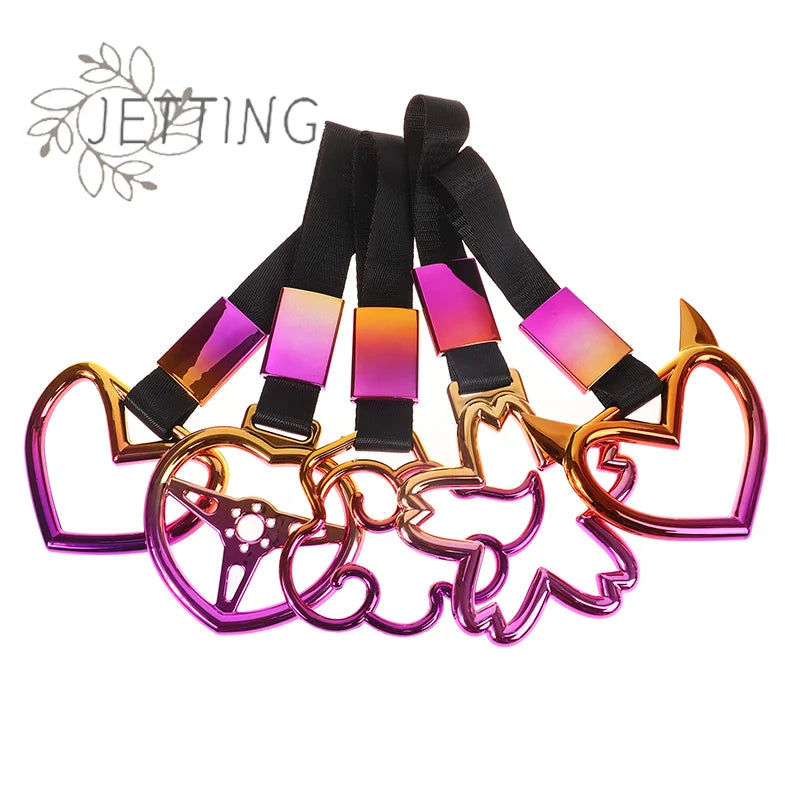 Hot 1Pc Train Bus Handle Hand Strap Drift Charm Strap Drift Auto Accessories Car Styli close-up view