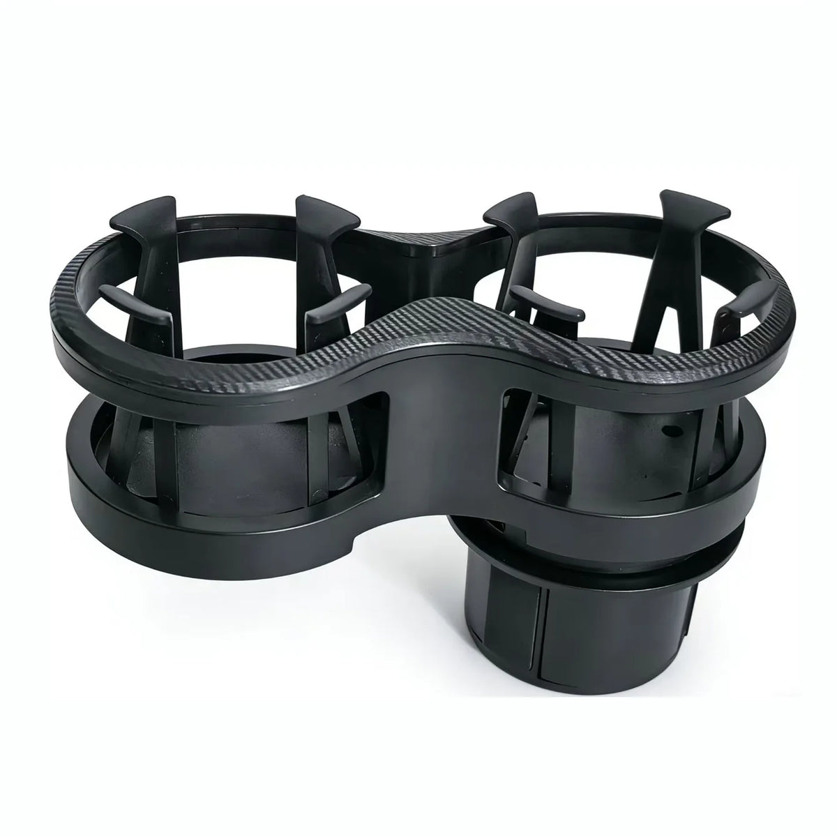 Car Cup Holder Expander 2-in-1 Dual Cup Holder Adapter Adjustable Car Drink Holder additional angle