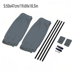 Car Window Shades 2pcs Universal Foldable Sun Visor UV Protection alternate view