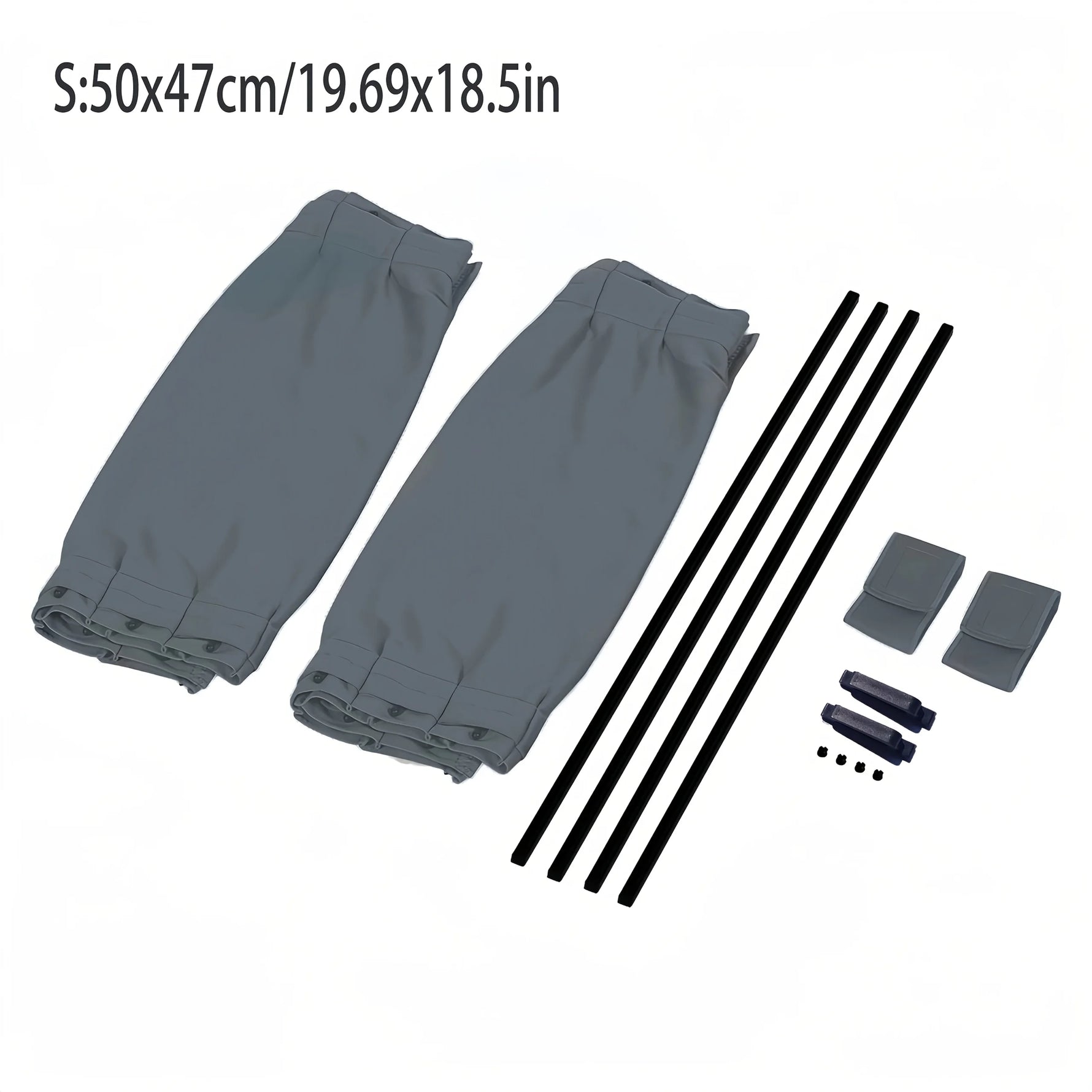 Car Window Shades 2pcs Universal Foldable Sun Visor UV Protection alternate view