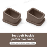 Car Seat Belt Slot Holder Silicone EVA 2 Pack detail view