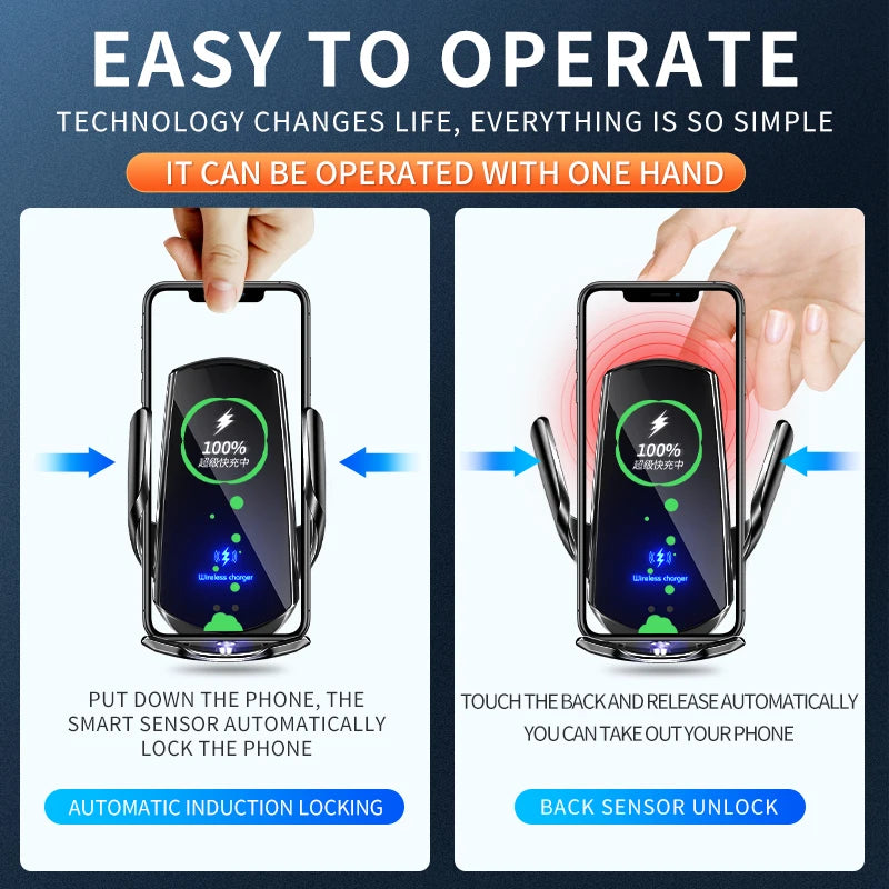 Car Phone Holder For Hyundai Elantra CN7 2023 2021-2024 Navigation Screen Fixed Bracket Wireless Charging Car Phone Mount Base