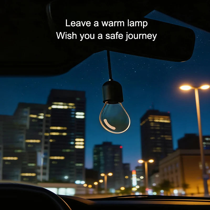 Latest Portable Hanging Auto Interior Glow Pendant Led Retro Small Bulb Car Hanging Orna detail view