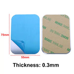 JCD 10pcs Silver Magnetic Metal Plate for Car Phone Holder | Universal Iron Sheet Mou alternate view
