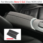 Car Center Console Armrest Storage Box Cover Trim FOR W205 Mercedes Accessories Benz C GLC Class X253 2015-2017 2018 2019 2020