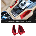 For Porsche Cayenne 2011-2018 Center Console Gap Storage Box Car Accessory Central Armrest Storage Box Container Organizer