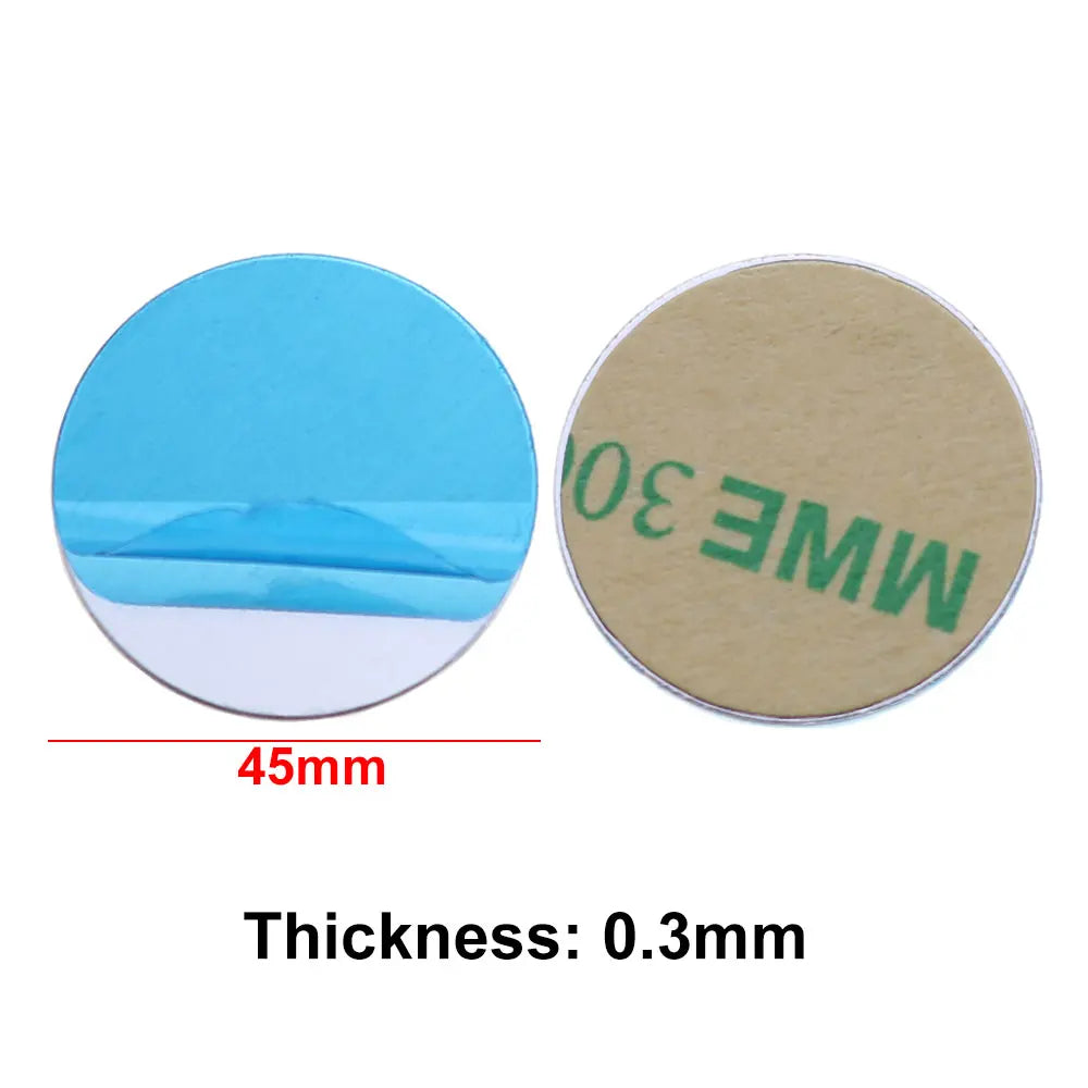 JCD 10pcs Silver Magnetic Metal Plate for Car Phone Holder | Universal Iron Sheet Mou lifestyle view