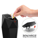 Portable Car Trash Can with Lid, Leak-proof Mini Garbage Bin lifestyle view