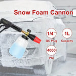 Karcher Compatible Snow Foam Lance Kit | High Pressure Water Gun with Quick Connector lifestyle view
