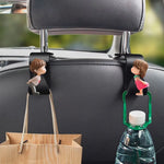 2Pcs Car Headrest Hook Hanger Storage Holder Clip
