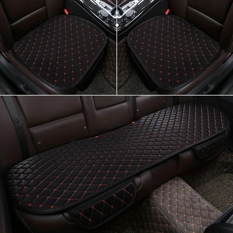 Car Seat Cushion Set Breathable Seat Protector Pad 3 Pcs detail view