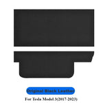 Carbon Fiber Glove Box Cover for Tesla Model 3 2017-2023 | Leather Anti-Kick Protecti alternate view