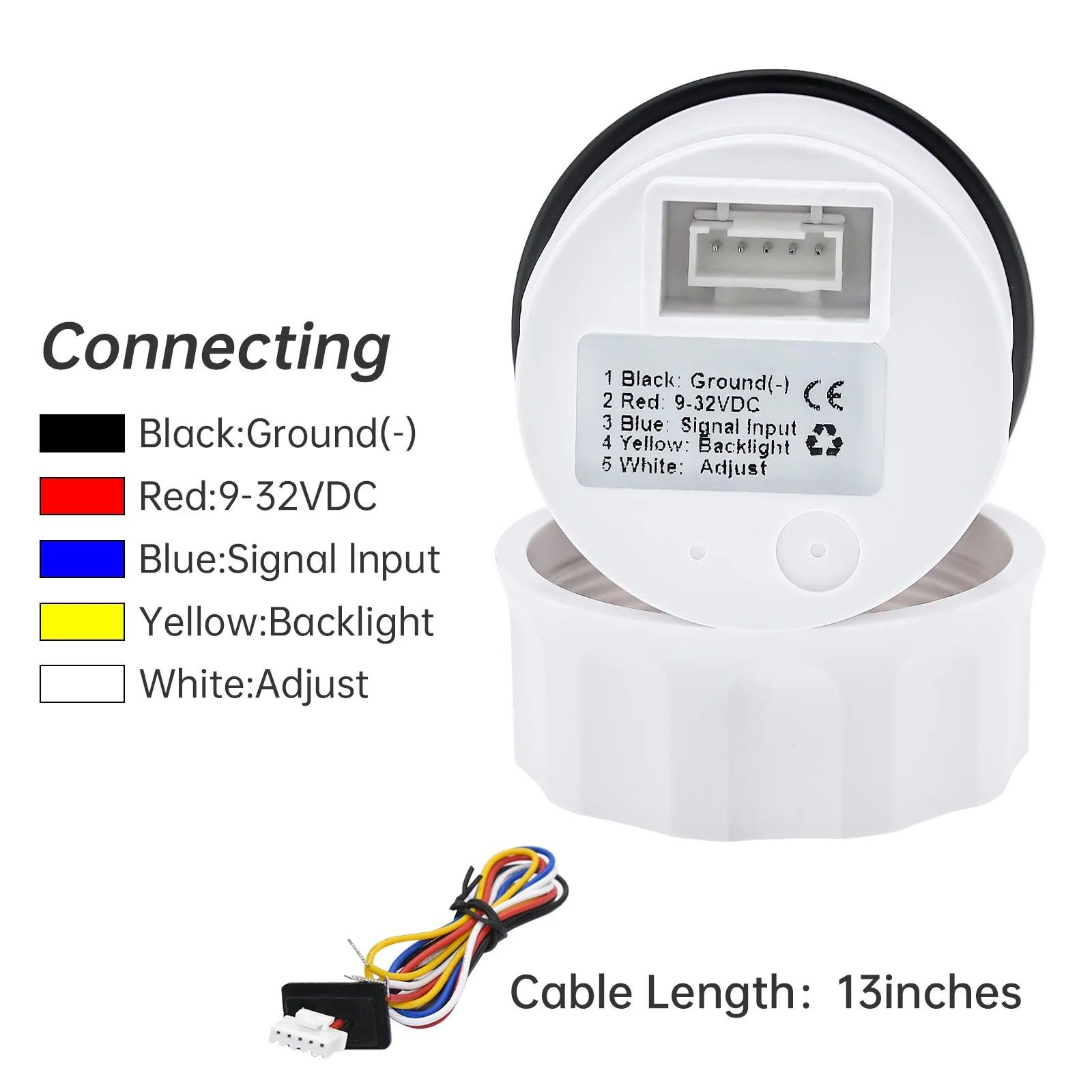 2" 52mm Water Temperature Gauge 0~120℃ 7 Color Backlight | Universal Marine Car Boat lifestyle view