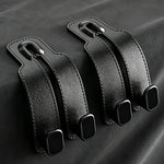 Leather Car Seat Back Hook Handbag Holder detail view