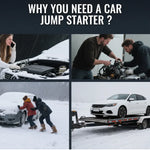 Car Jump Starter Battery Start Up Starting Power Repair Tools Tire Inflation Pump Automobile Emergency Clip 8000mAh For SUV RV Truck Motorcycle Universal Auto Accessories