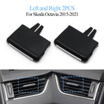 LHD RHD Car Front Left Right Middle Air Conditionner AC Vent Grille Outlet Tab Clip Slider For Skoda Octavia 2015-2021 5E0819701