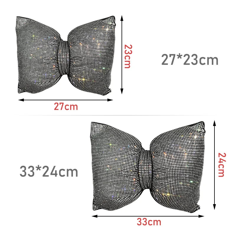 Ladies Car Interior Accessories Shiny Diamond Universal Car Seat Cover Fashion Luxu additional angle