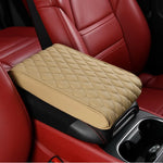 Car Armrest Pad Organizer Bag Thicken Memory Foam Anti Scratch Pads Center Console Car Elbow Rest Storage Pocket Goods