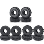 4PCS Rubber Tyres for 1/18 1/24 Axial SCX24 TRX4M Micro Crawler lifestyle view