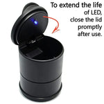 Universal Car LED Ashtray Garbage Coin Storage Cup Container Cigar Ashtray Holder Auto I detail view