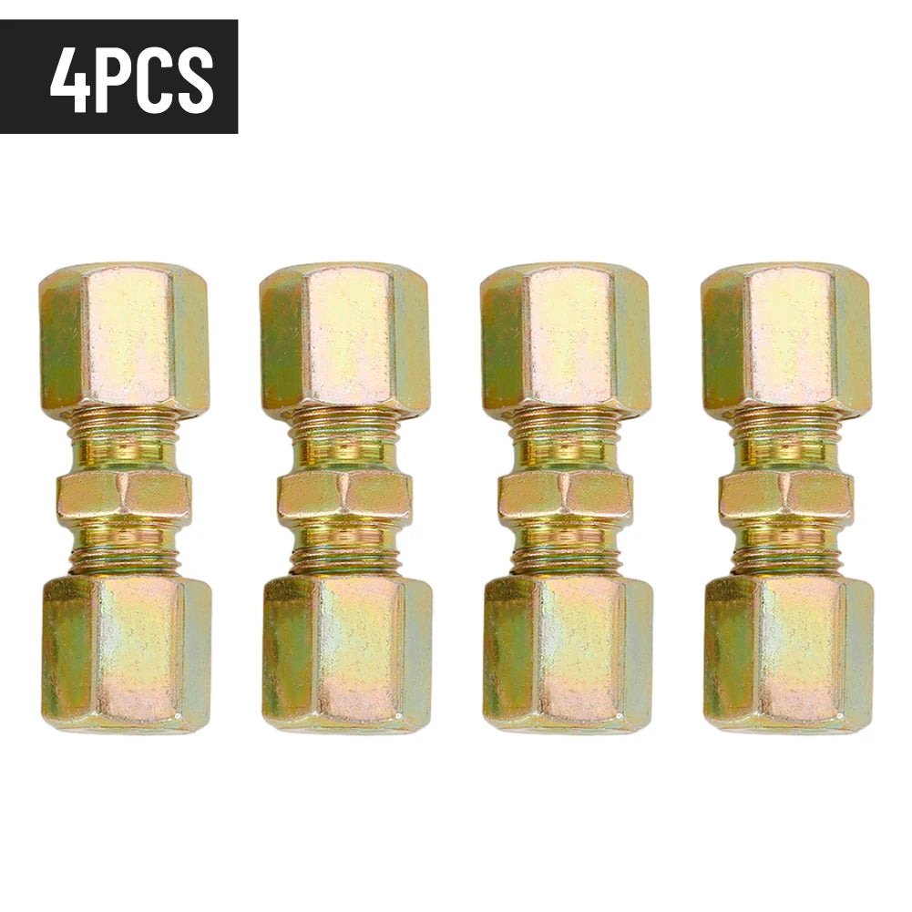 4/10pcs Brake Line Connector 4.75mm | No-Flare Repair Unions for Steel Brake Lines detail view