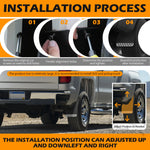 Universal 4PCS Truck Mud Flaps Heat-Resistant Car Splash Guards Trucks Mud Guards Wea lifestyle view