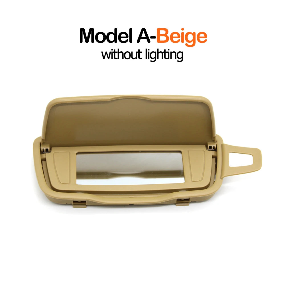 1PC Car Left Right Makeup Vanity Sun Visor Mirror Assembly For Porsche Boxster Cayman 981 982 Carrera 911 Traga GT3 991 992