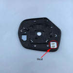 For Mitsubishi Triton L200 2019-2023 Car Accessories Rearview Mirror Lenses Side Mirrors Reflective Lens Glass with Heating