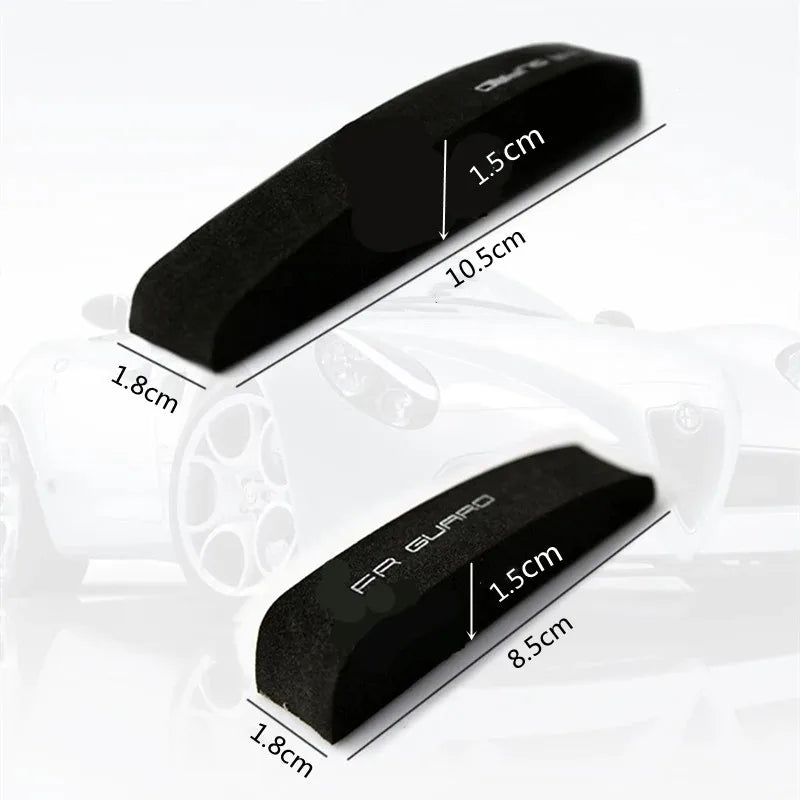 Universal 4Pcs Car Door Protector Guard Strip Scratch Protector Car Rubber Stickers additional angle