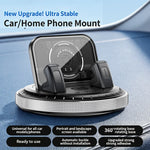 Lcars New Car Phone Holder, 360-Degree Rotating Adjustable Dashboard Mount, Stable Anti-Slip Support for Phone Navigation and Entertainment