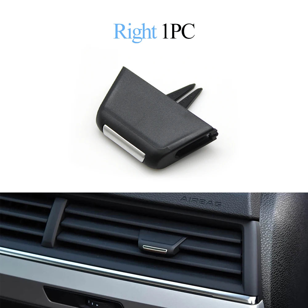 For Audi Q7 Car Dashboard Front Left Right Middle Air Conditioner AC Vent Grille Outlet Slider Tab Clip Repair Kit 2016-2019