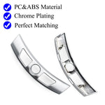 Chrome Center Console Armrest Lock Switch Glove Box Trim For BMW 7 Series F01 F02 F04 730 735 740 745 750 2009 2010 2011 2012