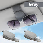 Sunglasses Holder Is Suitable for Car Sun shades Magnetic Leather Sunglasses Clip and lifestyle view