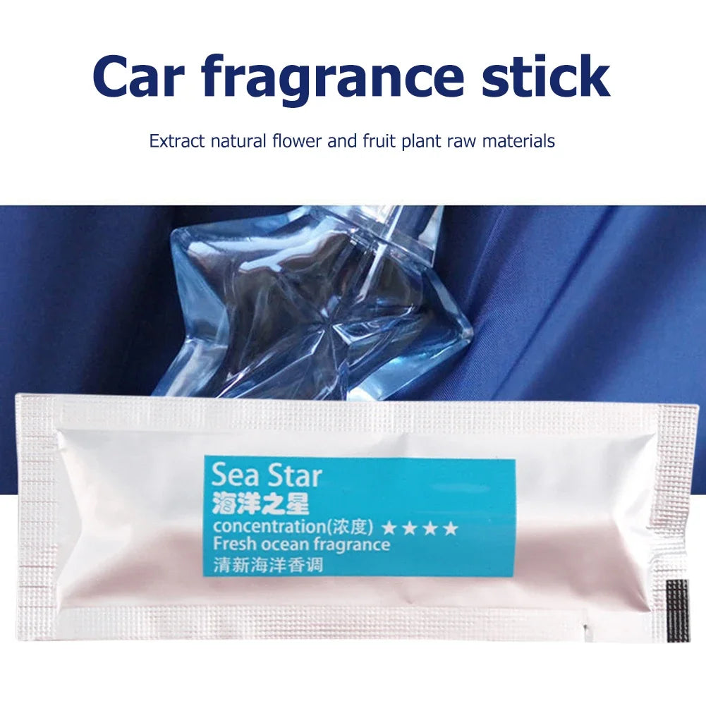 Car Fragrance Vent Clip | Cylindrical Essential Oil Diffuser with Refill Sticks detail view