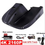 Alfa Romeo Giulia Dash Cam 4K WiFi | Plug and Play Hidden Dashcam for Giulia Quadri additional angle
