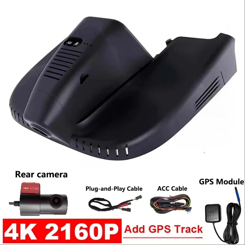 Alfa Romeo Giulia Dash Cam 4K WiFi | Plug and Play Hidden Dashcam for Giulia Quadri additional angle