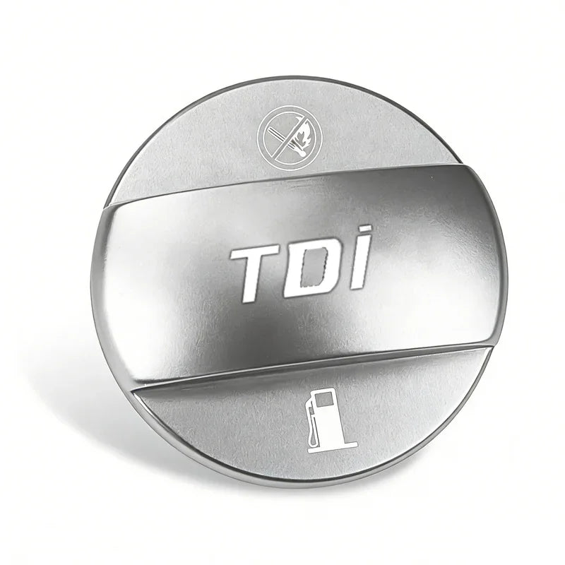 Alloy Car Fuel Cap Oil Box Lid Petrol Tank Covers For Volkswagen VW TDI Golf 7 Arte additional angle